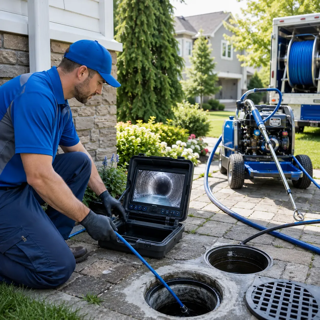 Outdoor drain cleaning professionals serving Essex, CA